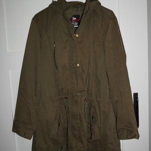 Olive Green Jacket, Size 2X